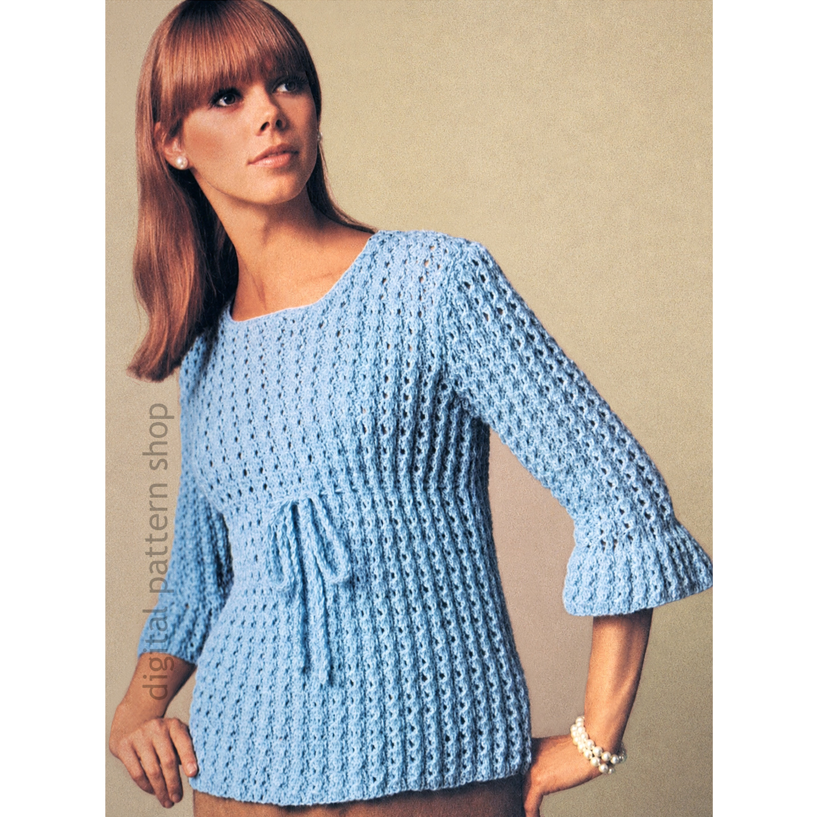 Empire Blouse Knitting Pattern