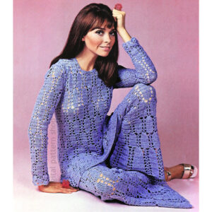 tunic and pants suit crochet pattern