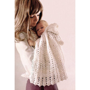 Baby Hooded Cape Crochet Pattern