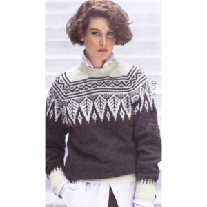 Leaf Sweater Knitting Pattern